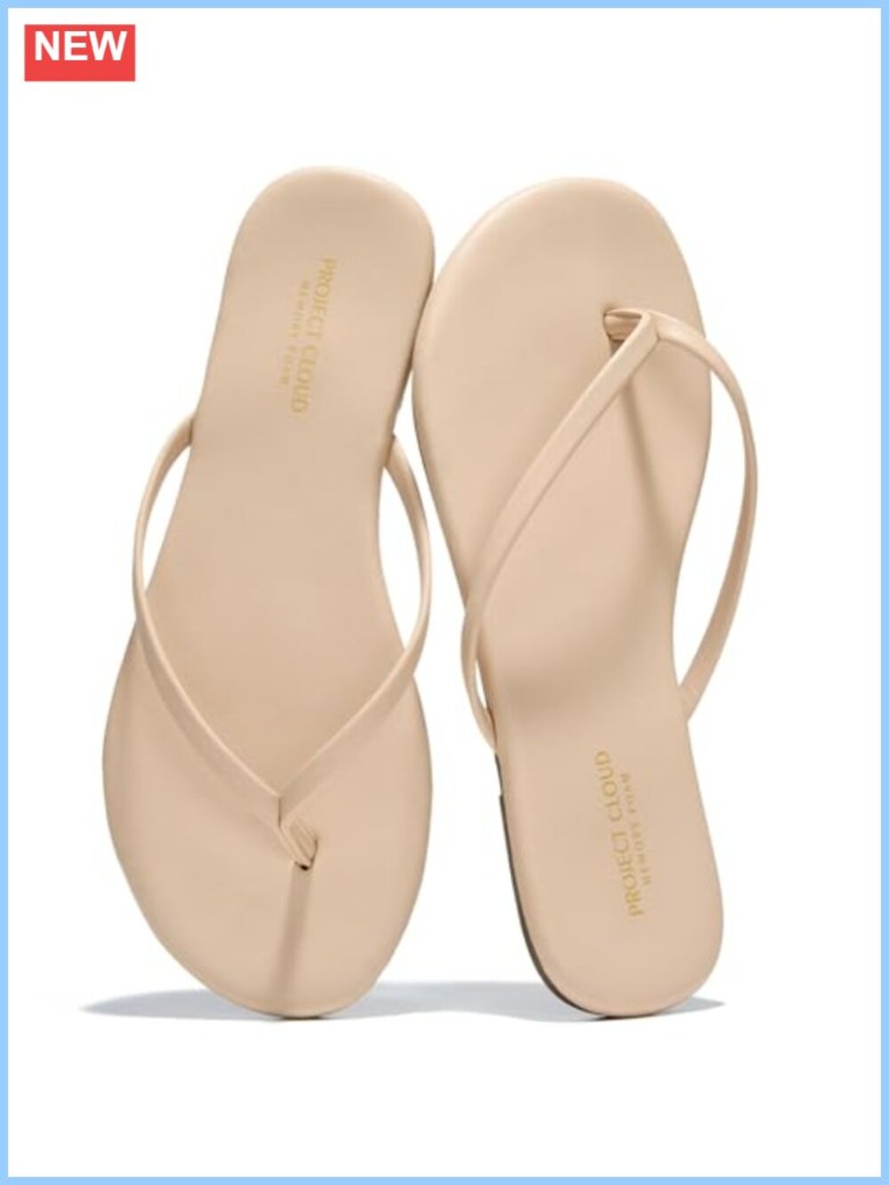 Womens Memory Foam Flip Flops Slip On Lightweight Non Slip Sandals
